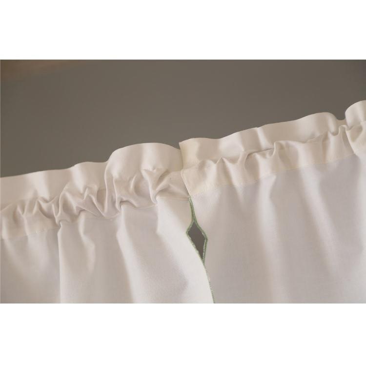 QP　カフェカーテン2枚 2枚セットカフェカーテン 横75×60cm2枚セット チューリップ