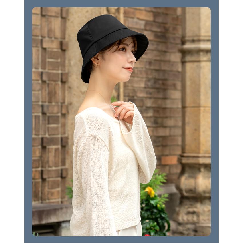 ロサブラン 完全遮光 帽子 ユニセックス T/Cバケットハット つば ロサブラン 完全遮光 帽子 ユニセックス T/Cバケットハット つば