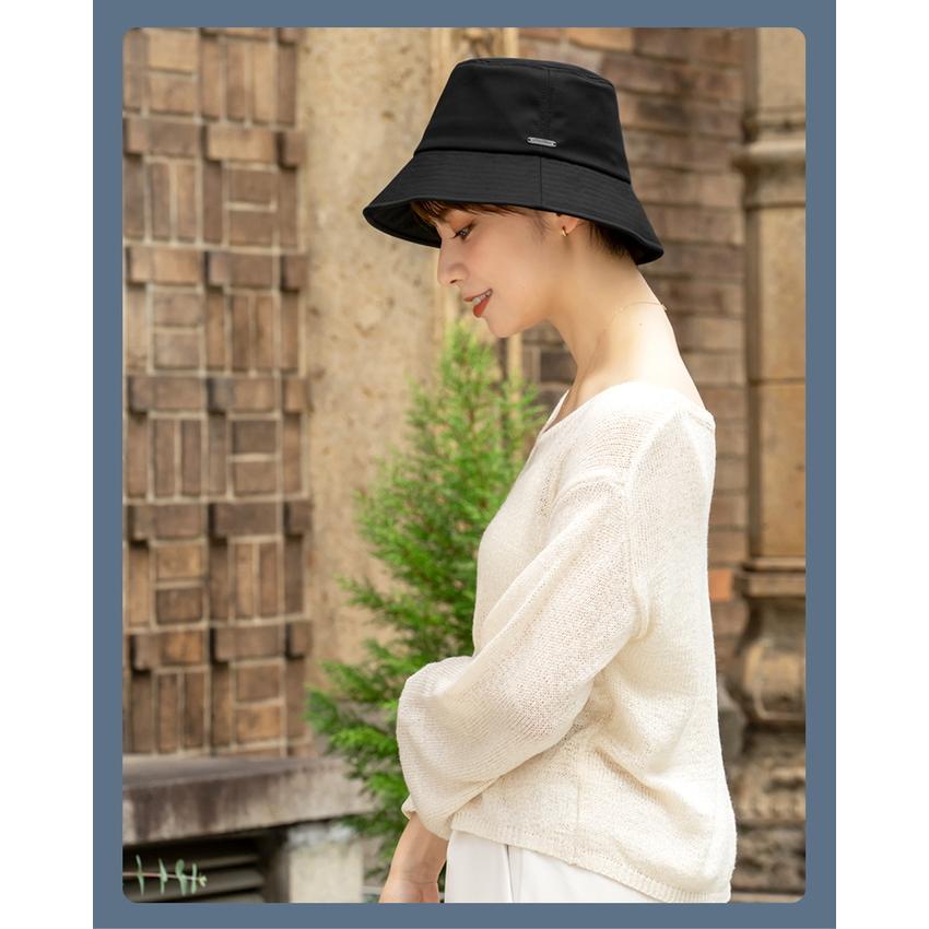 ロサブラン 完全遮光 帽子 ユニセックス T/Cバケットハット つば ロサブラン 完全遮光 帽子 ユニセックス T/Cバケットハット つば
