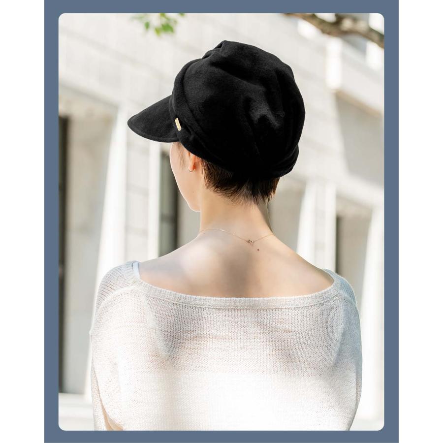 ロサブラン キャスケット レディース uv 帽子 ハット 秋冬 完全