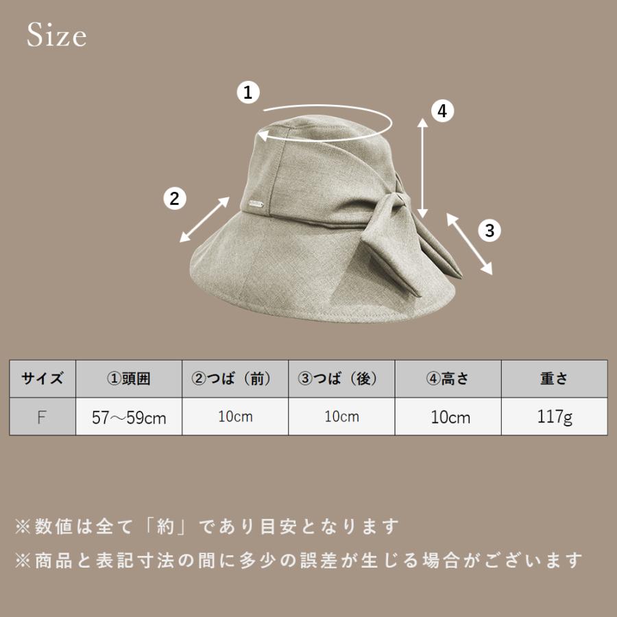 ロサブラン 完全遮光 帽子 レディース サステナブルウールライククロス