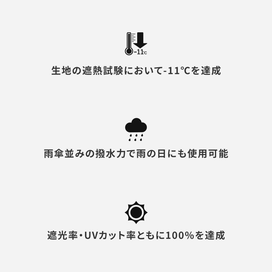 日傘 メンズ 折り畳み 6本骨 100％ 完全遮光 遮熱 自動開閉 折り畳み プレーン 【VEILO】55cm折りたたみ傘 日傘男子 uvカット 軽量の画像