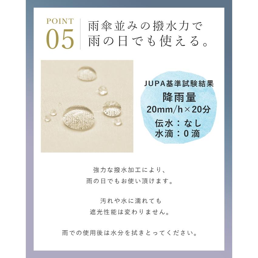 日傘 レディース 折りたたみ 完全遮光 晴雨兼用 軽量 2段 折りたたみ傘 涼しい 遮熱 おしゃれ 遮光100% コンビ 50cm (傘袋付)の画像