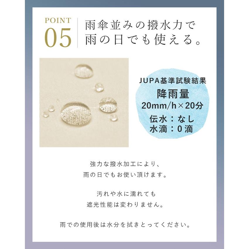日傘 完全遮光 折りたたみ uv 晴雨兼用 軽量 2段 折りたたみ傘 遮光 100％ 涼しい プレーン 50cm ダンガリー (傘袋付)の画像