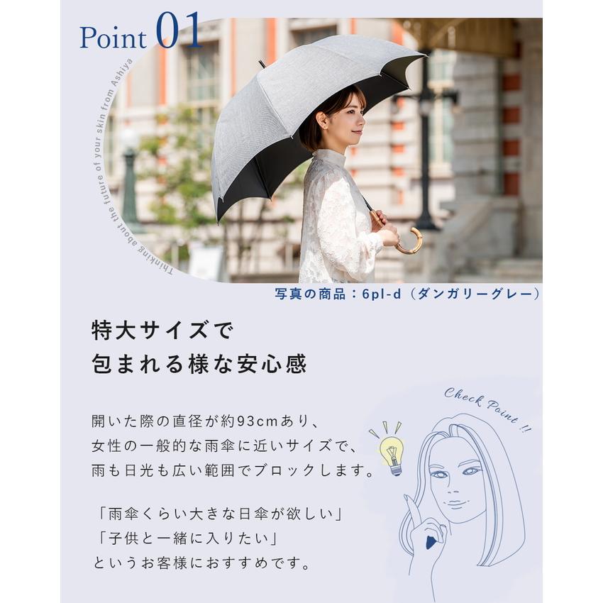 ロサブラン 日傘 完全遮光 長傘 uv 晴雨兼用 遮熱 軽量 涼しい