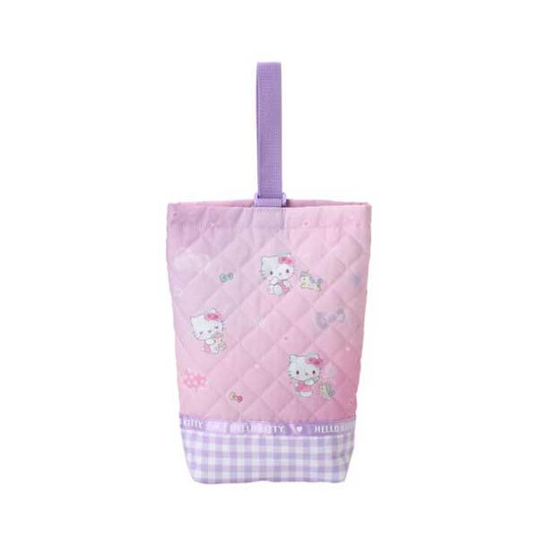 キルティングシューズバッグ キルトシューズケース ハローキティ サンリオ Sanrio Original シューズ入れ シューズケース バック 幼稚園 キッズ 113808 | ハローキティ | 01