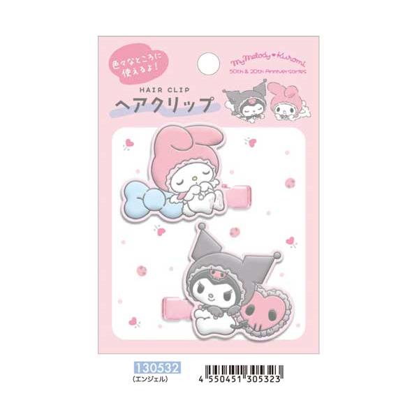 sanrio（サンリオ） 前髪クリップ ヘアピン 2個入り マルチクリップ 髪