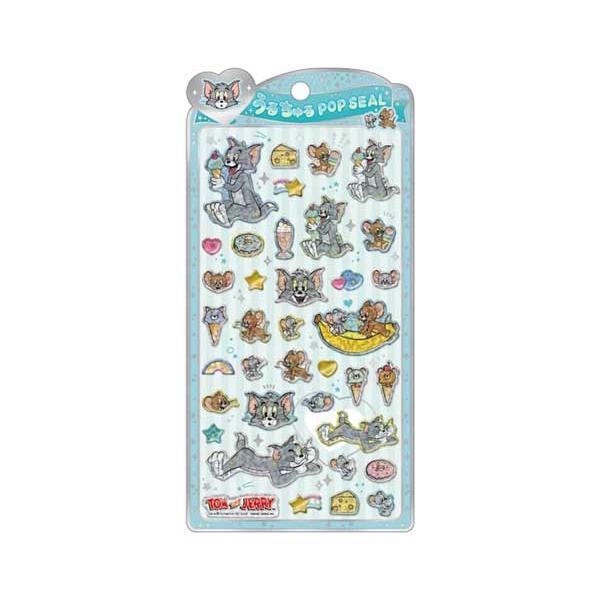 トムとジェリー うるちゅるポップシール ドロップシール ステッカー