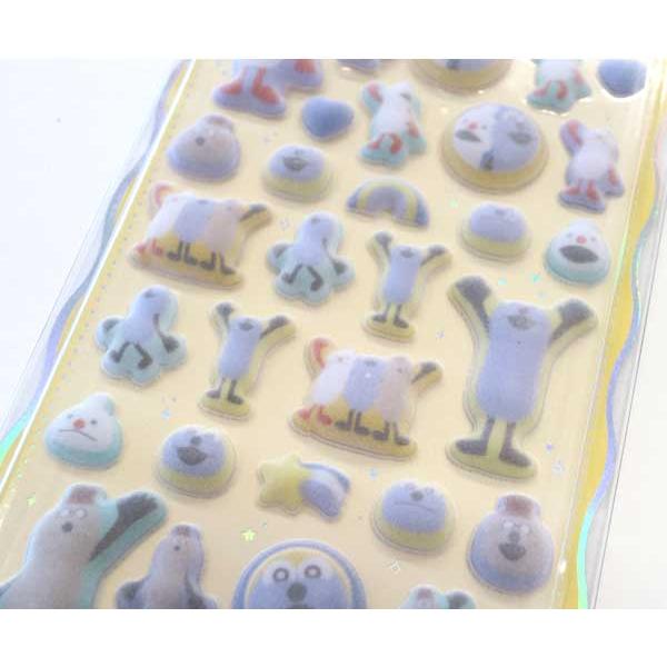COTTON PUFFYシール コットンパフィーシール パペットスンスン