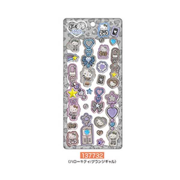 sanrio（サンリオ） ぷくキラチャームステッカー シール ハローキティ