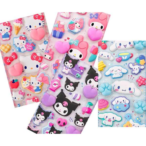 sanrio（サンリオ） もちプニュ〜ステッカー ぷっくりシール ハロー