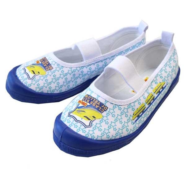 プラレール 上履き 子供靴 バレーシューズ ドクターイエロー 新幹線 16134 袋付き 新入学 新学期 プラレール TOMICA トミカ【プラレール 靴】 | トミカ