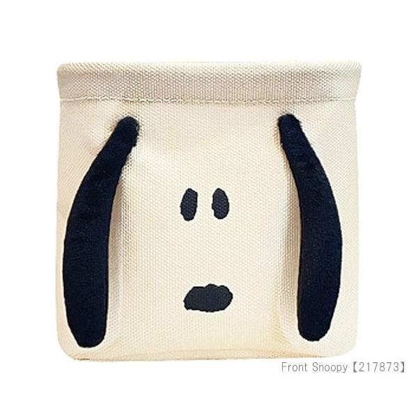 PEANUTS スヌーピー ソフトスクエアボックス Sサイズ front Snoopy
