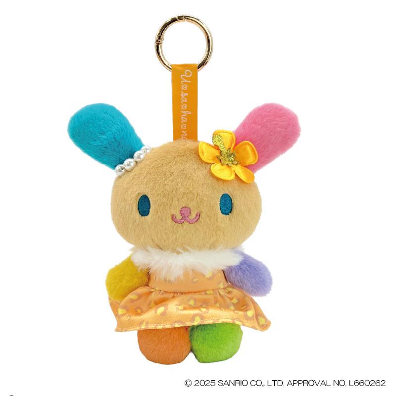 サンリオ ウサハナ サマー 日焼け マスコット 平成 レトロ sanrio（サンリオ） 日焼けレオパード ウサハナ ぬいぐるみマスコット