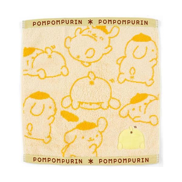 ポムポムプリン サンリオ ハンドタオル タオル ハンカチ おしり