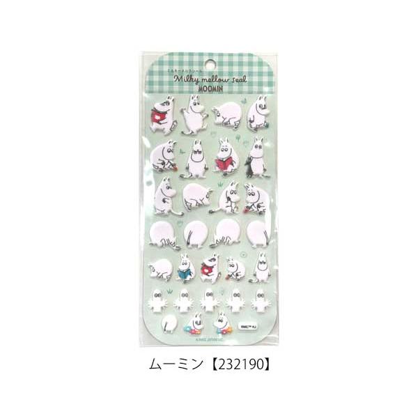 MOOMIN（ムーミン） ミルキーメロウシール シール リトルミイ 3D ぷっくり キャラクターグッズ カミオジャパン 232190 ...