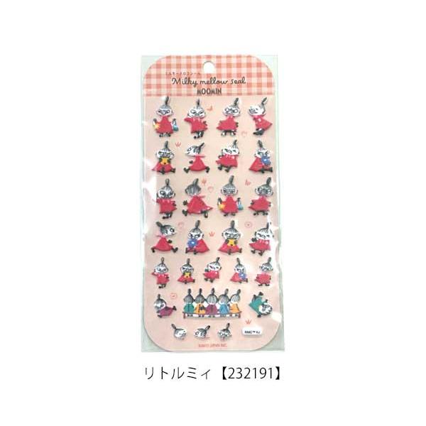 MOOMIN（ムーミン） ミルキーメロウシール シール リトルミイ 3D ぷっくり キャラクターグッズ カミオジャパン 232190 ...