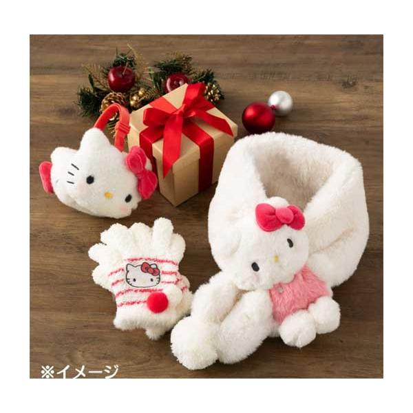 sanrio（サンリオ） キッズマスコット付きマフラー キッズボアマフラー