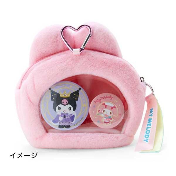 sanrio（サンリオ） 窓付きフェイス形ポーチ マイメロディ クロミ