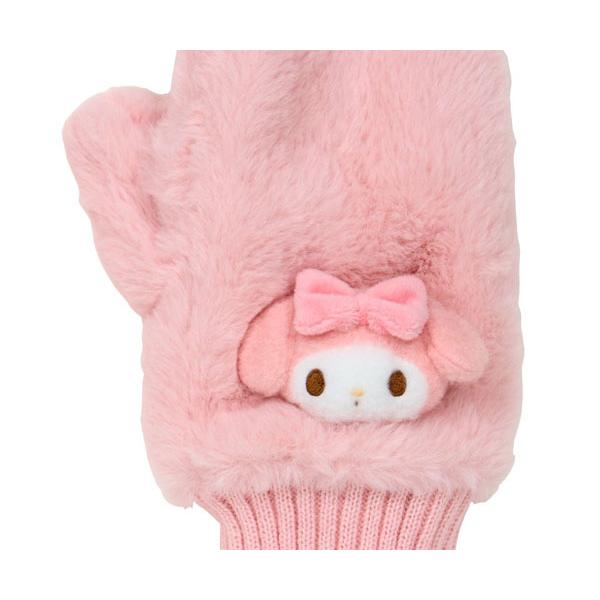 ハローキティ ファー付きミトンストラップ ハローキティ ファー付きミトンストラップ ハローキティ ファー付き