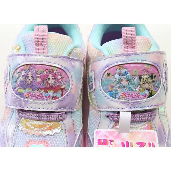 光る靴 名探偵プリキュア！ プリキュア 靴 キッズシューズ 子供靴 キッズスニーカー 女の子 3709 |  | 07