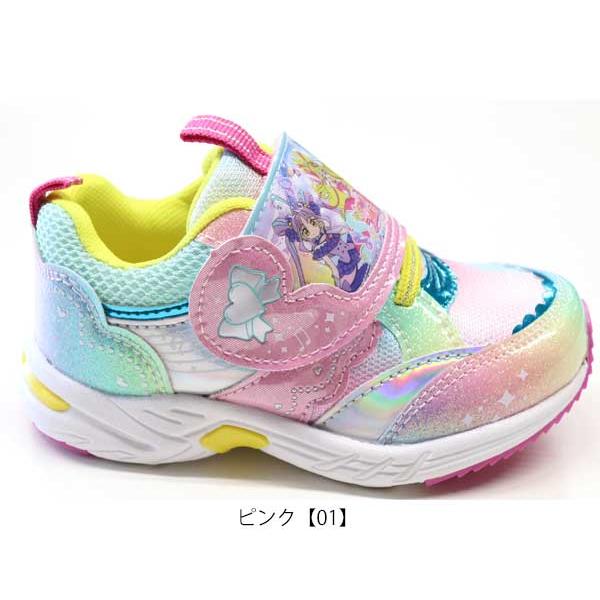 【16cm】キミとアイドルプリキュア♪ プリキュア 靴 キッズシューズ 子供靴 キッズスニーカー 女の子 3904 |  | 01