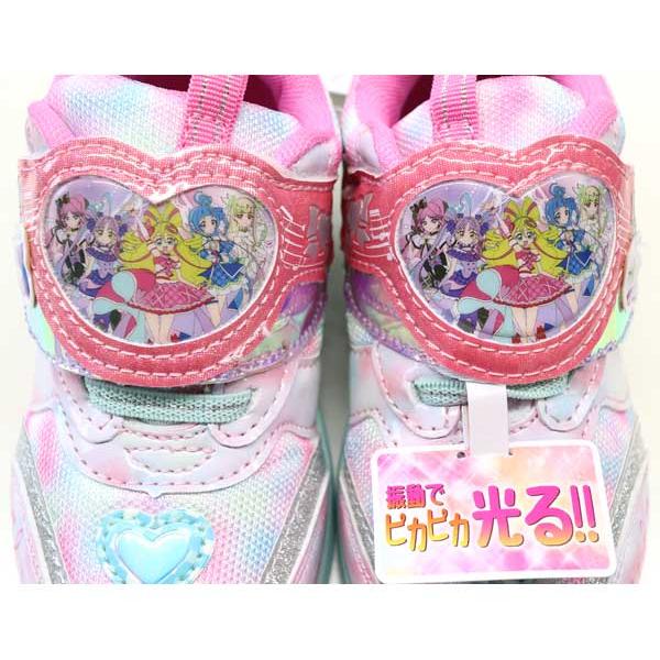 【16cm】光る靴 キミとアイドルプリキュア♪ プリキュア 靴 キッズシューズ 子供靴 キッズスニーカー 女の子 3915 |  | 03