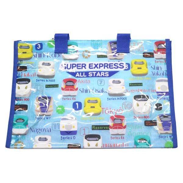 新幹線 ビーチバッグ N700 ドクターイエロー E5系 はやぶさ E6系 こまち 鉄道 ビーチバック キッズ プールバッグ プール用バッグ プラレール靴 新幹線大集合 Rose Cat 通販 Yahoo ショッピング