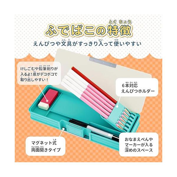 星のカービィ ホログラムふでばこ 筆箱 両面開き式 ペンケース 大容量