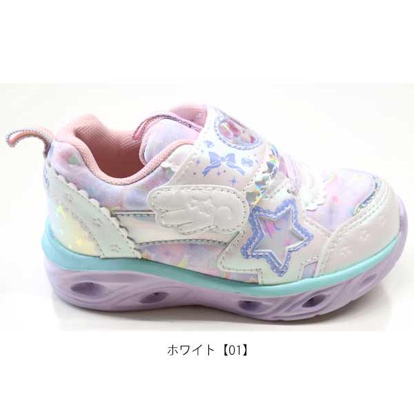 光る靴 キッズスニーカー ダブルスター ユニコーン 女の子 ピカピカ光る マジック スニーカー キッズ 子供靴 ソールがキラキラ光る靴 LED光る | コマリヨー | 01
