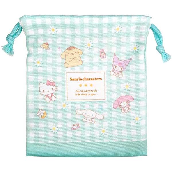 sanrio（サンリオ） 巾着袋 2P巾着セット 巾着 巾着袋 大小2枚入り