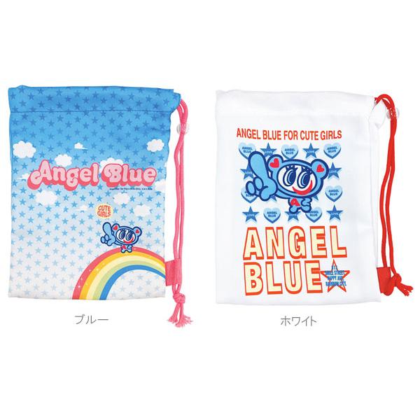 エンジェルブルー ショッパー風巾着 巾着袋 巾着 ナカムラくん ANGEL