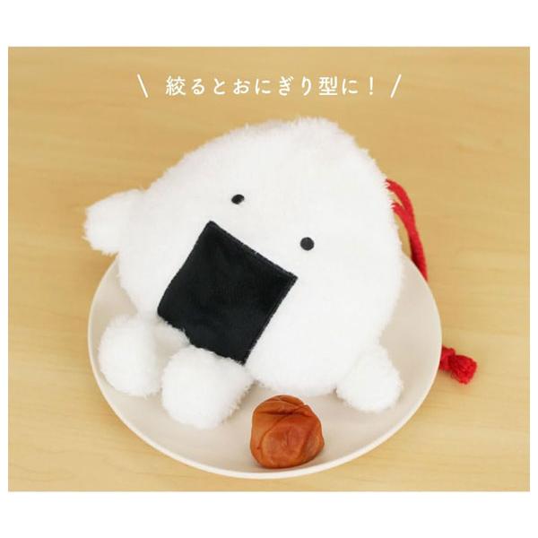 おにうめ ぬいぐるみ巾着袋 おにぎり うめぼし おにうめくん 巾着袋