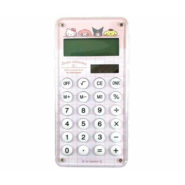 sanrio（サンリオ） スリム電卓 サンリオキャラクターズ 計算機 電卓