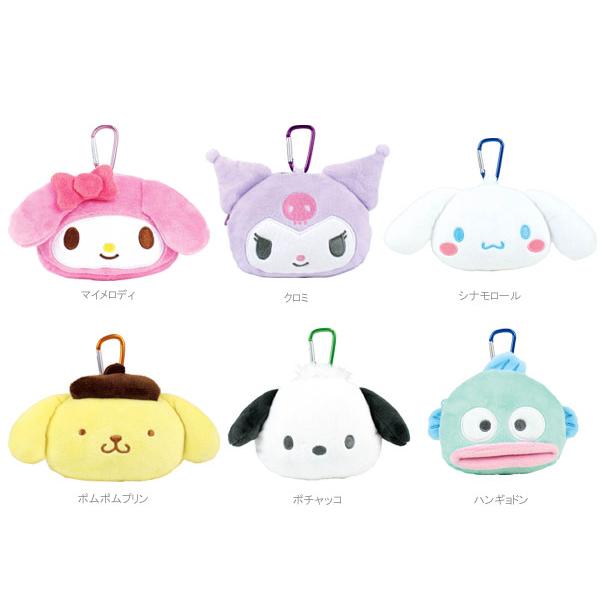 sanrio（サンリオ） カラビナ付きぬいぐるみファスナーマスコット