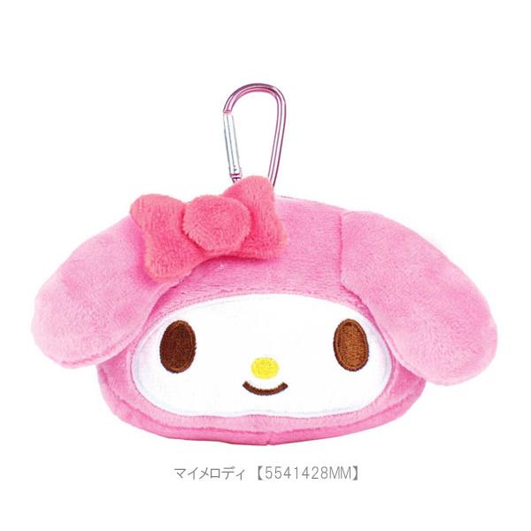 sanrio（サンリオ） カラビナ付きぬいぐるみファスナーマスコット