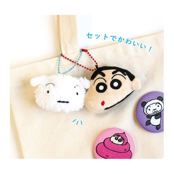クレヨンしんちゃん くっつくマスコット しんちゃん シロ ぶりぶり