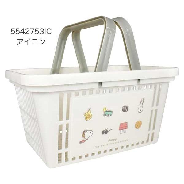SNOOPY（スヌーピー） バスケット キャラバスケット かご 買い物かご