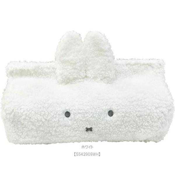 Miffy ミッフィー もこもこティッシュカバー ホワイト モカ ティッシュ