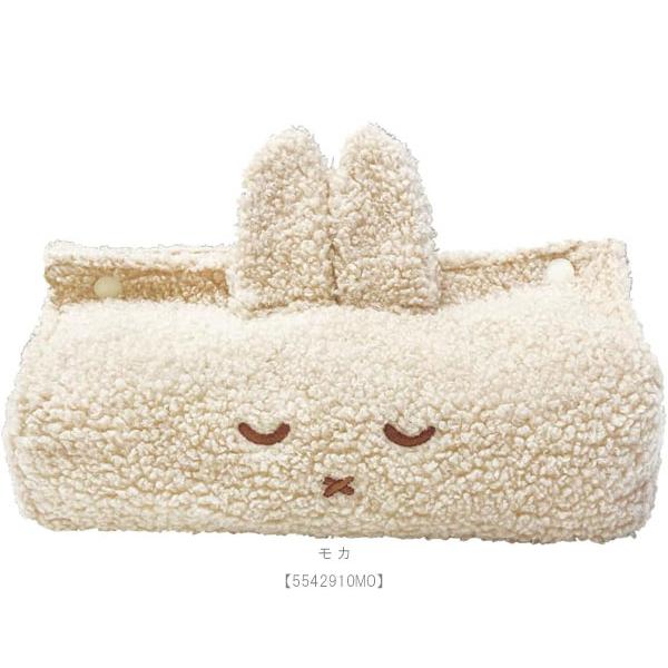 Miffy ミッフィー もこもこティッシュカバー ホワイト モカ ティッシュ