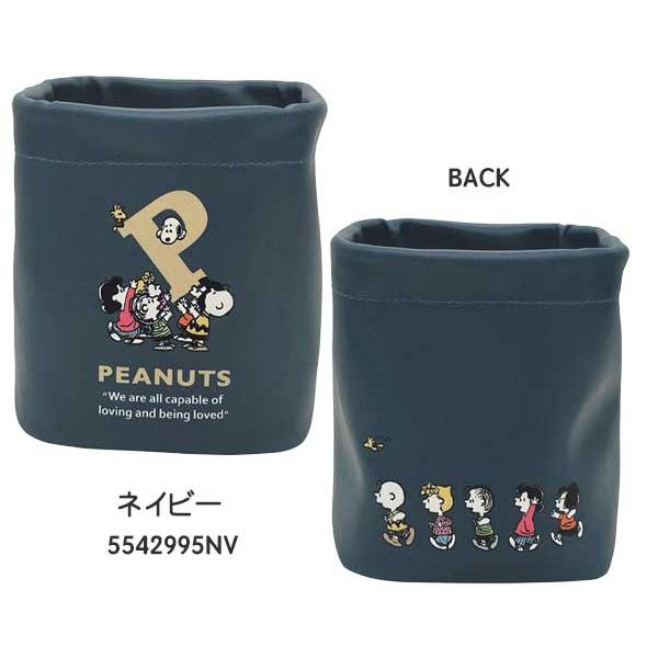 PEANUTS スヌーピー 合皮バスケット バスケット 小物入れ 収納