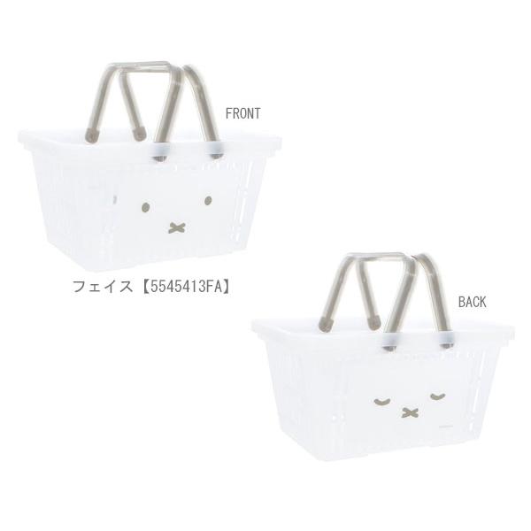 ミッフィー バスケット クリアバスケット フェイス ピンク Miffy