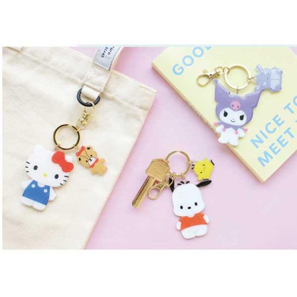 sanrio（サンリオ） ダイカットツインキーホルダー ハローキティ マイ