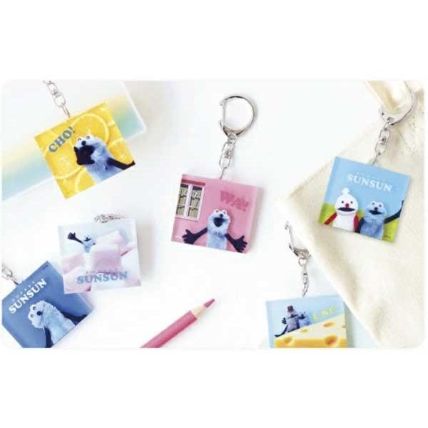 パペットスンスン レイヤーキーホルダー スンスン ノンノン ゾンゾン