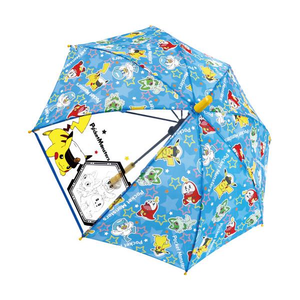 ポケットモンスター 傘 キッズ 50cm ブルースター キャプテン 
