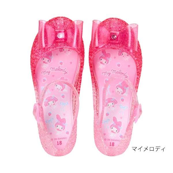 sanrio（サンリオ） キッズクリアサンダル ハローキティ マイメロディ
