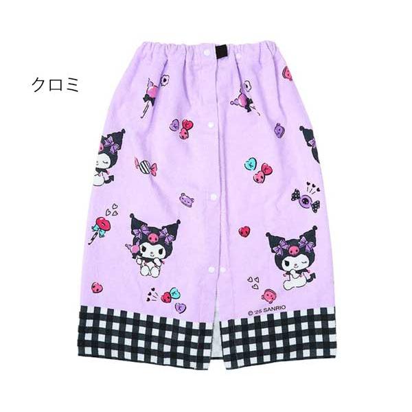 sanrio（サンリオ） ラップタオル 巻きタオル 70サイズ タオル バス
