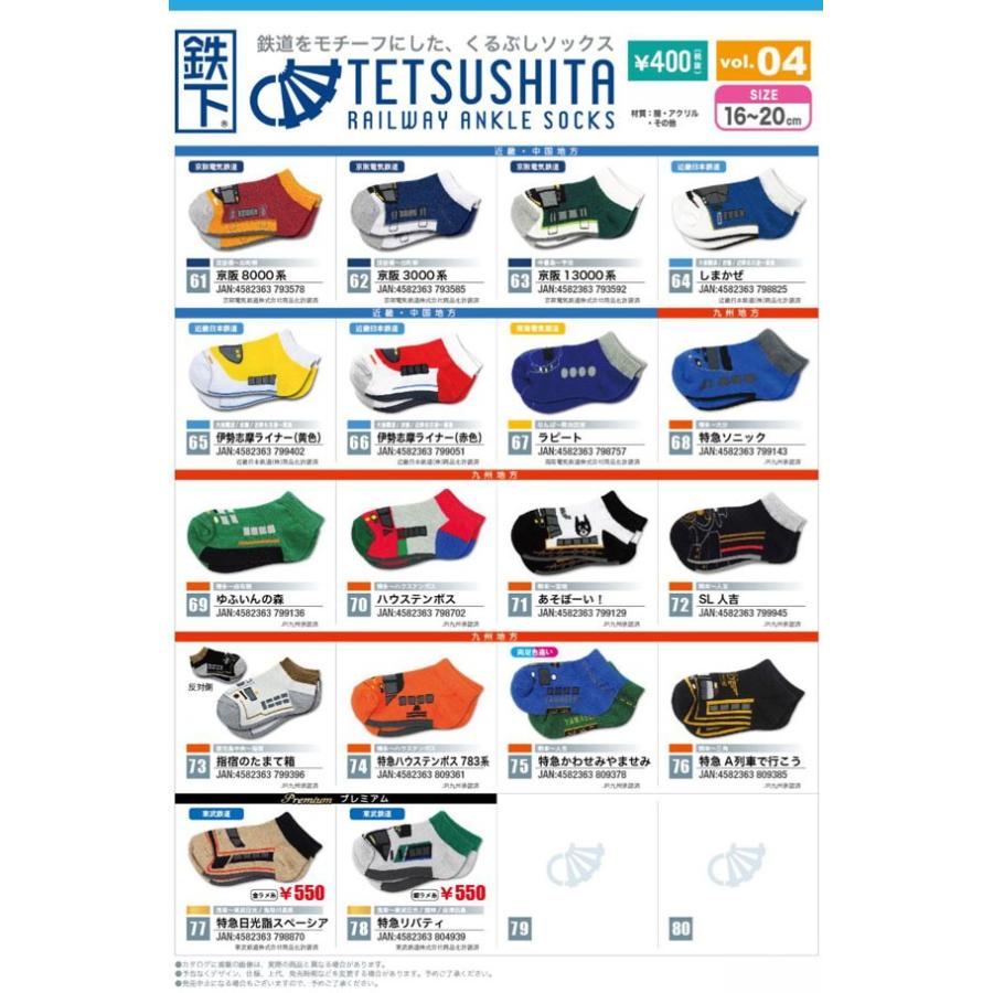トミカ 5足以上でネコポス送料無料対象商品 鉄下 くるぶしソックス