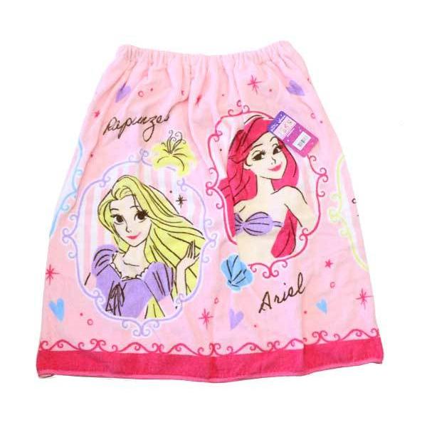 ネコポス便可 ラップタオル 巻きタオル ディズニープリンセス ディズニー プリティー プリンセス Disneyzone 60 115cm ディズニーグッズ バス用品 子供用プール 最旬ダウン