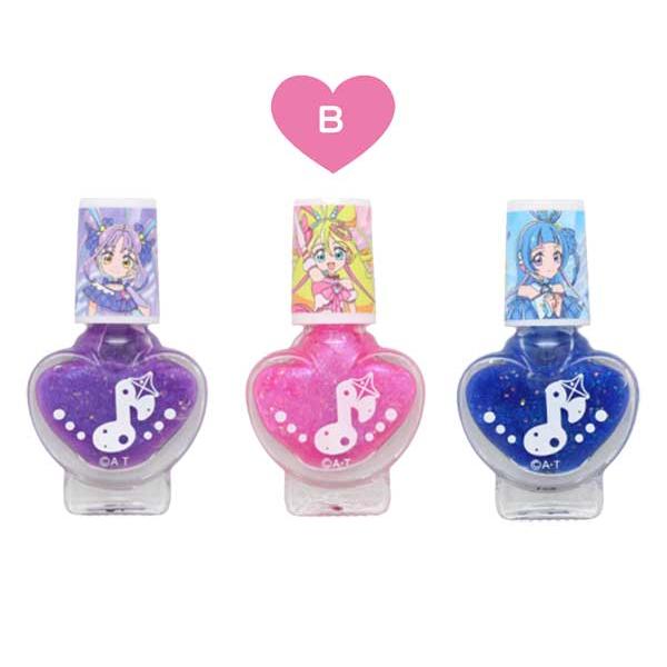 キミとアイドルプリキュア♪ はがせるマニキュア3本セット ネイル